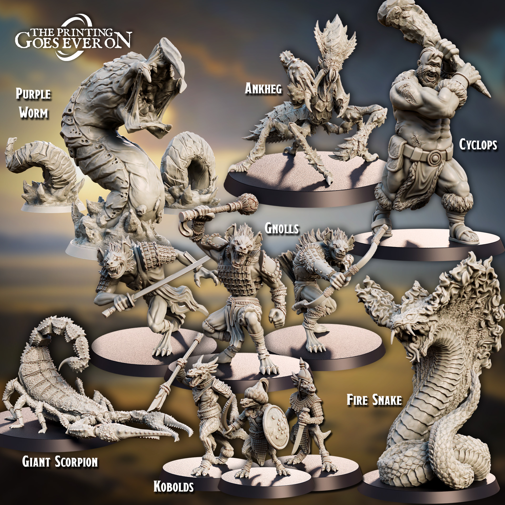 Creature Bundle - Purple Trail - Presupported